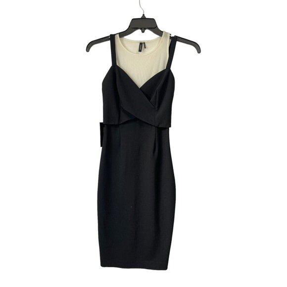 MARCIANO BY GUESS Black Bodycon Dress NEW - Picture 1 of 9